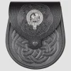 Clan Crest Celtic Leather Sporran