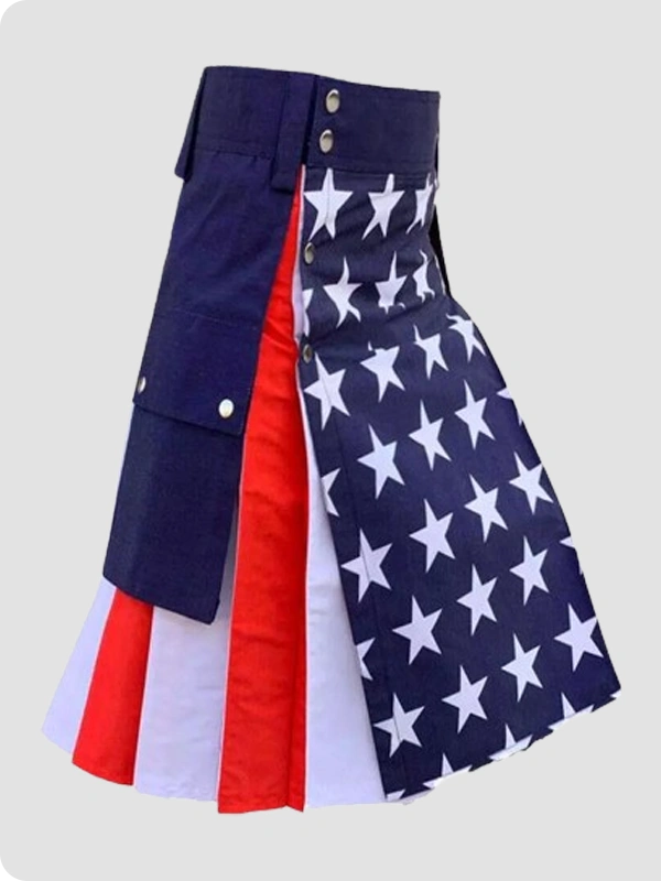 Custom Handmade American Flag Kilt