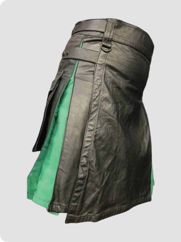 Custom Handmade Hybrid Leather Kilt