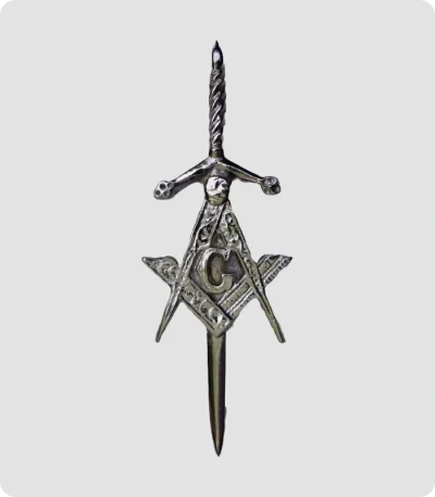 Custom Handmade Masonic Kilt Pin