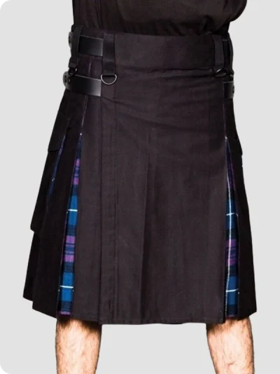 Custom Made Active Men's Slim Fit Hybrid Kilt Front