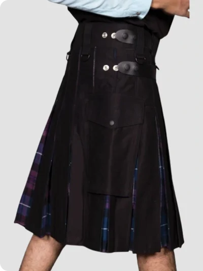 Custom Made Active Men's Slim Fit Hybrid Kilt Right Side