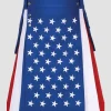 Custom Made American Flag Hybrid Utility Kilt