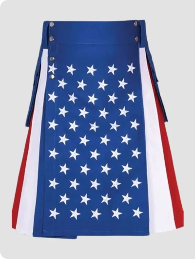 Custom Made American Flag Hybrid Utility Kilt