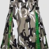 Custom Made Arban Camo Irish Tartan Scottish Utility Cargo Hybrid Kilt