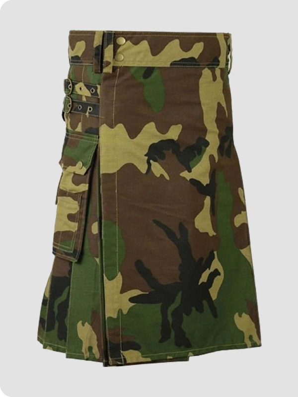 Custom Made Army Camouflage Tactical Kilt