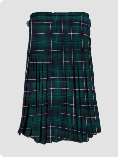 Custom Made Beautiful Douglas Tartan Kilt Back
