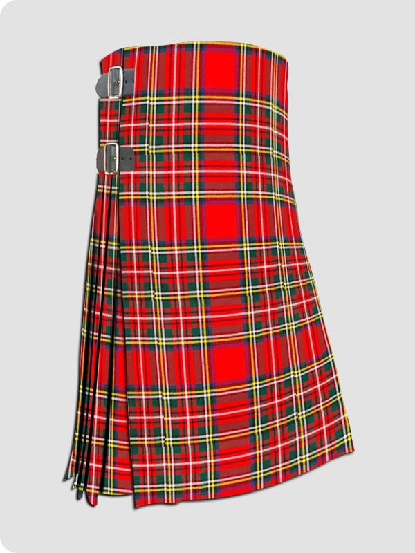 Custom Made Beautiful Scottish Royal Stewart Tartan Kilt