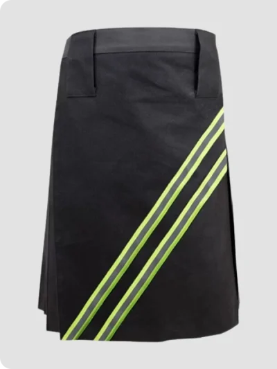 Custom Made Black Firefighter Kilt