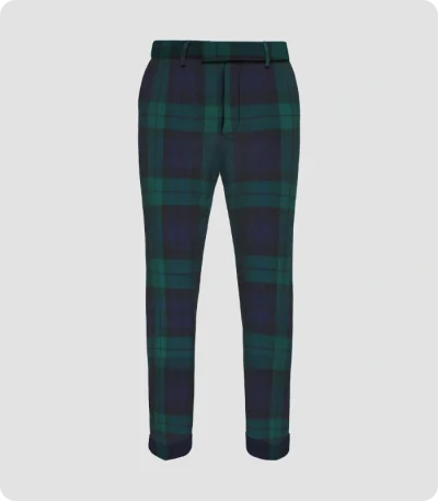 Custom Made Black Watch Tartan Trouser