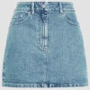Custom Made Blue Denim Skirt