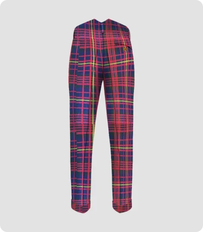 Custom Made Cameron Of Erracht Tartan Trouser Back