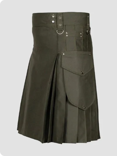 Custom Made Casual Utility Kilt For Men
