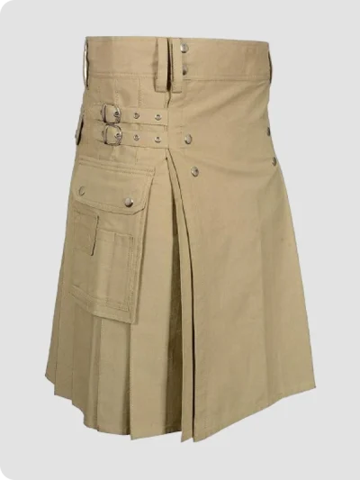 Custom Made Classic Indigo Utility Kilt