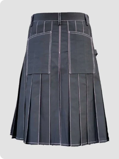 Custom Made Craftman Workout Cargo Kilt Back