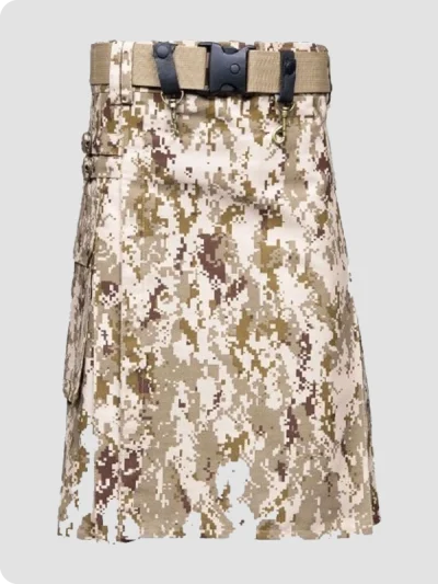 Custom Made Digital Fashion Camo Utility Kilt