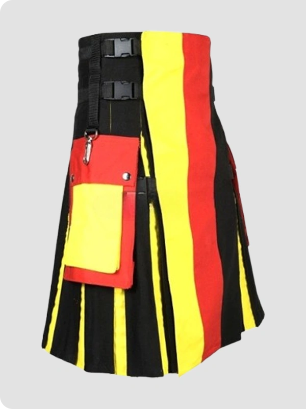 Custom Made German Flag Hybrid Kilt Side