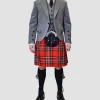 Custom Made Grey Argyle Kilt Outfit