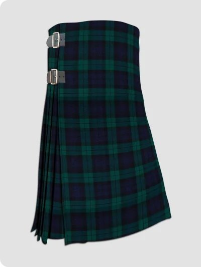 Custom Made Hand Made Black Watch Tartan Kilt