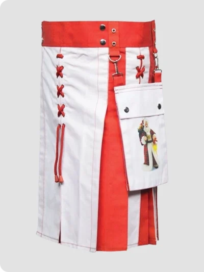 Custom Made Hybrid Utility Kilt For Santa Claus Side