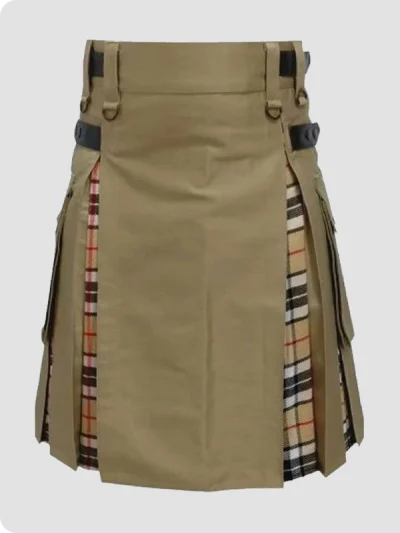 Custom Made Indigo Hybrid Utility Kilt