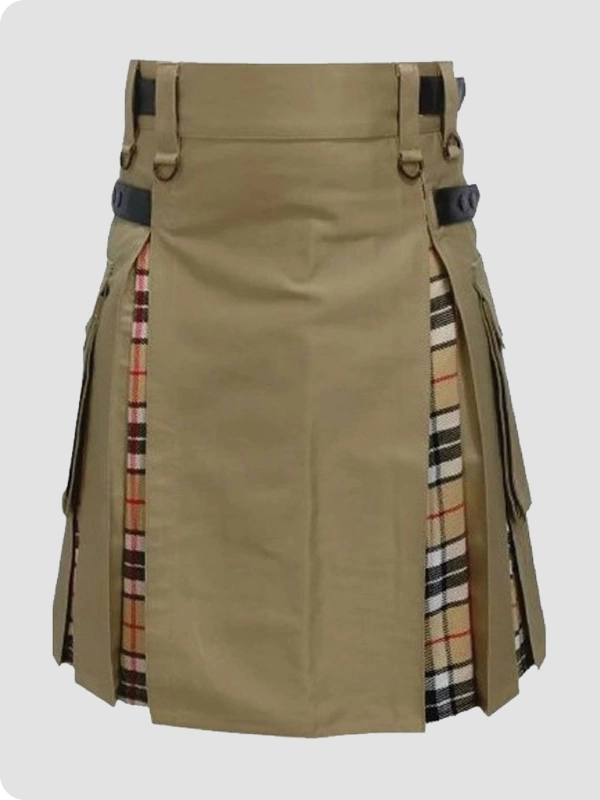 Custom Made Indigo Hybrid Utility Kilt