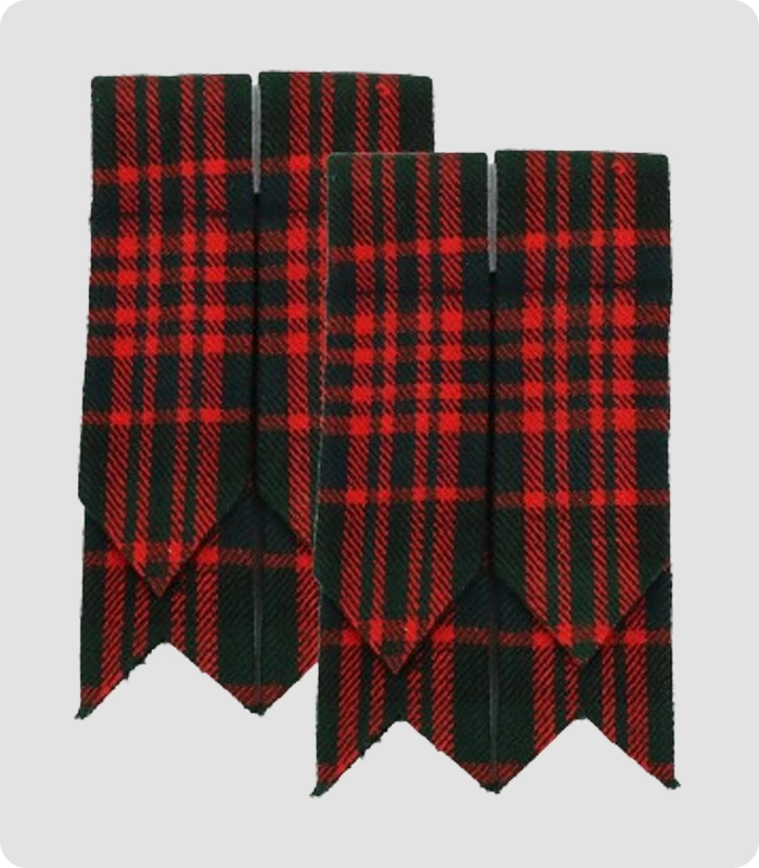 Custom Made MacDonald Kilt Flashes