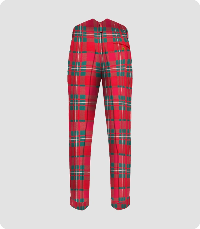 Custom Made Macgregor Tartan Trouser Back