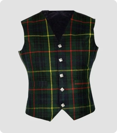 Custom Made Macleod Lewis Tartan Waistcoat