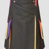 Custom Made Modern Box Pleated Hybrid Kilt