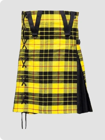 Custom Made Modern Macleod of Lewis Box Pleated Hybrid Kilt