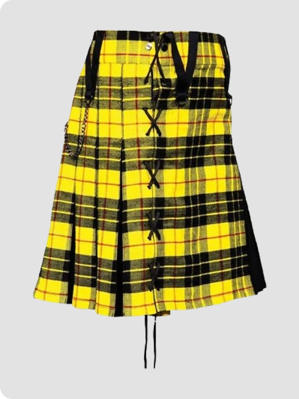Custom Made Modern Macleod of Lewis Box Pleated Hybrid Kilt Right Side