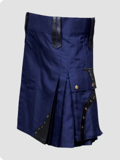 Custom Made Modern Utility Kilt Side