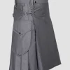 Custom Made Modern Utility Kilt With Cargo Pockets