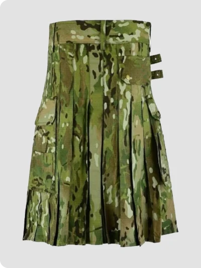 Custom Made Multicam Tactical Utility Kilt For Men's Back