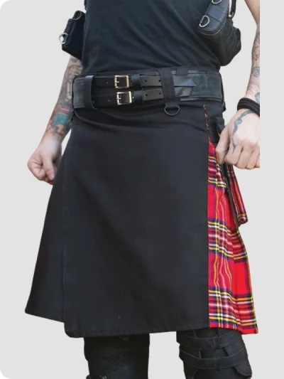Custom Made Royal Stewart Hybrid Tartan Kilt