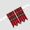 Custom Made Royal Stewart Tartan Kilt Flashes