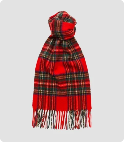 Custom Made Royal Stewart Tartan Scarf