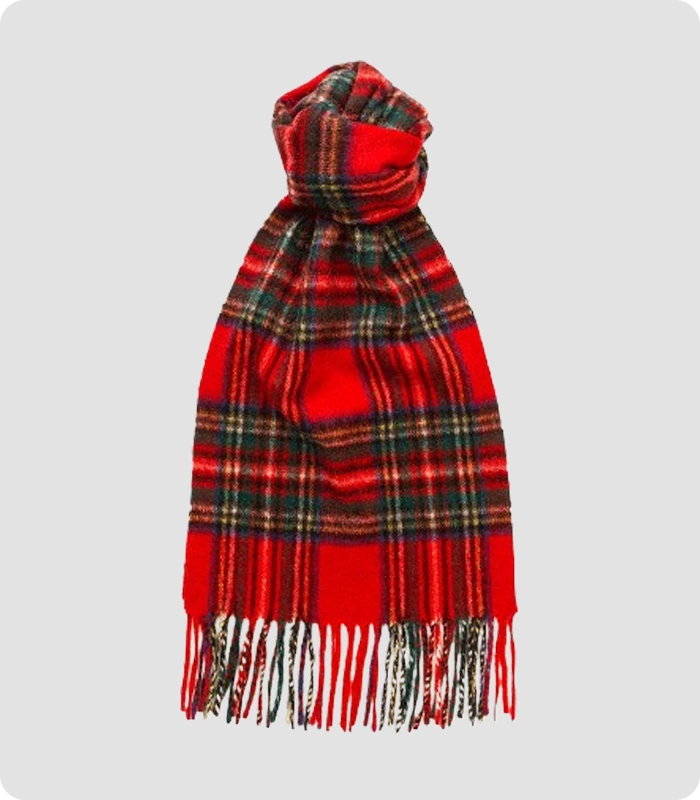Custom Made Royal Stewart Tartan Scarf