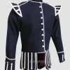 Custom Made Scottish Blue Military Drummer Doublet