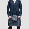 Custom Made Scottish Grey Argyle Jacket