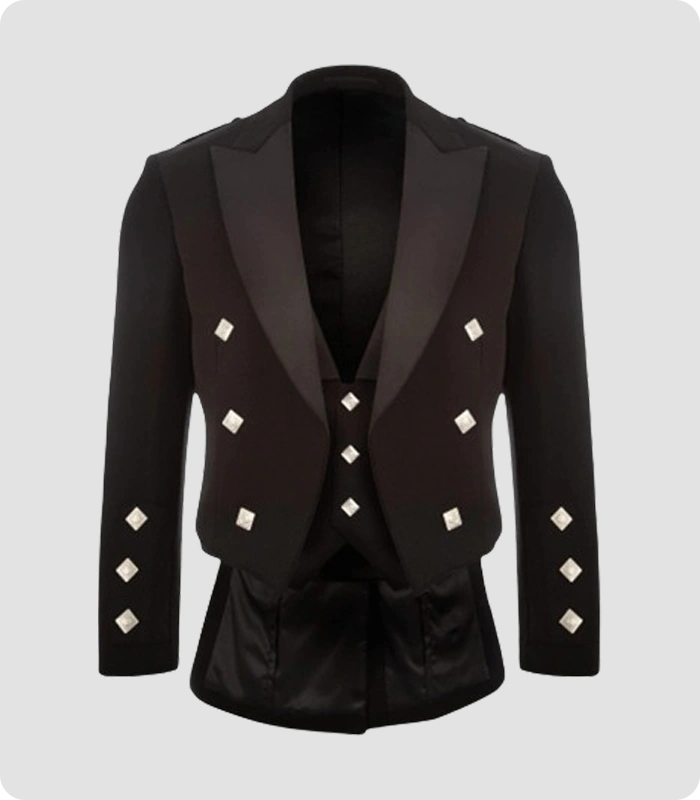 Custom Made Scottish Prince Charlie Jacket