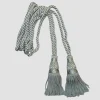 Custom Made Silver Silk Bagpipe Cord