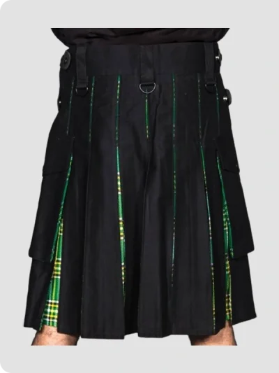 Custom Made Standard Deluxe Irish Hybird Kilt Back