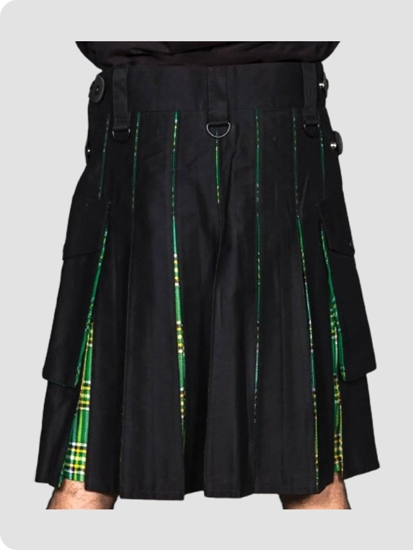 Custom Made Standard Deluxe Irish Hybird Kilt Back