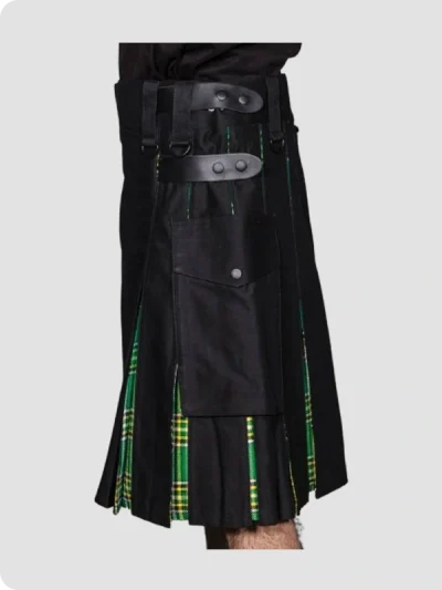 Custom Made Standard Deluxe Irish Hybird Kilt Right Side