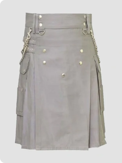 Custom Made Standard Grey Utility Kilt