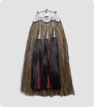 Custom Made Thistle Cantle Horsehair Piper Sporran