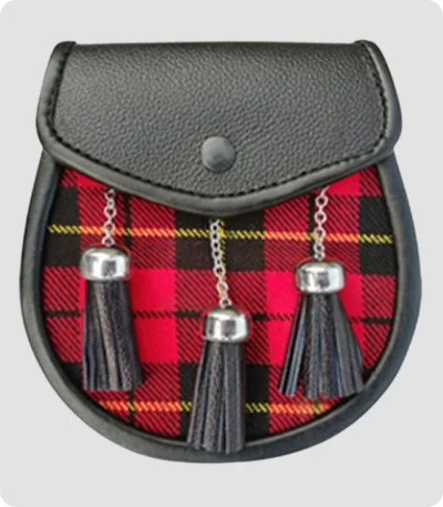 Custom Made Wallace Tartan Kilt Sporran