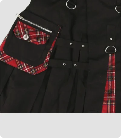 Custom Made Women Hybrid Kilt Side
